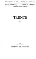 Cover of: Trente by Joseph Lecler ... [et al.].