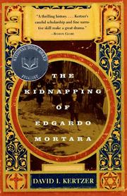 Cover of: The kidnapping of Edgardo Mortara by David I. Kertzer
