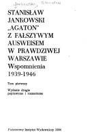 Cover of: Z fałszywym ausweisem w prawdziwej Warszawie by Stanisław Jankowski