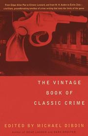 Cover of: The Vintage book of classic crime