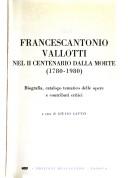 Cover of: Francescantonio Vallotti nel II centenario dalla morte, 1780-1980: biografia, catalogo tematico delle opere e contributi critici