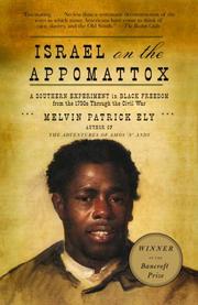 Cover of: Israel on the Appomattox by Melvin Patrick Ely