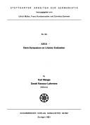 Cover of: AXIA Davis Symposium on Literary Evaluation by AXIA Davis Symposium on Literary Evaluation (1980 Davis, Calif.)