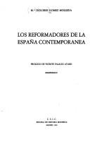 Cover of: Los reformadores de la España contemporánea by D. Gómez Molleda