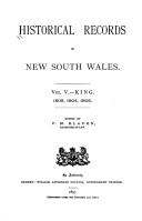 Cover of: Historical records of New South Wales,Volume 3, Hunter 1796–1799