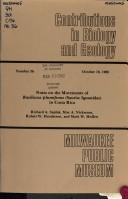 Cover of: Notes on the movements of Basiliscus plumifroms (Sauria--Iguanidae) in Costa Rica by Richard A. Sajdak ... [et al.].