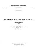 Cover of: METROMEX, a review and summary
