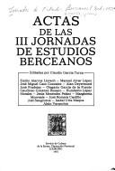 Cover of: Actas de las III Jornadas de Estudios Berceanos