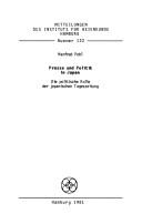 Cover of: Presse und Politik in Japan: die politische Rolle der japanischen Tageszeitung