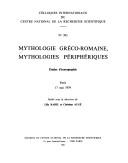 Cover of: Mythologie gréco-romaine, mythologies périphériques: études d'iconographie : Paris, 17 mai 1979