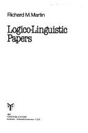 Cover of: Logico-linguistic papers