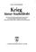 Cover of: Krieg hinter Stacheldraht