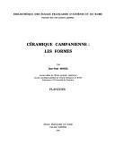 Cover of: Céramique campanienne: les formes.