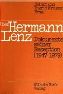 Cover of: Über Hermann Lenz: Dokumente seiner Rezeption (1947-1979) und autobiographische Texte