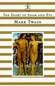 Cover of: The diary of Adam and Eve by Mark Twain