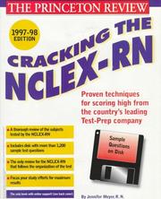 Cover of: Cracking the NCLEX-RN w/Sample Tests On Disks 1997-98 (Princeton Review: Cracking the NCLEX-RN (w/CD))