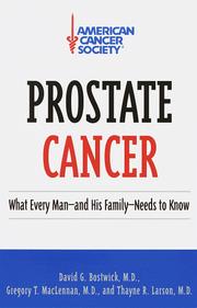Cover of: Prostate cancer | David G. Bostwick