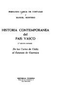 Cover of: Historia contemporánea del País Vasco by Fernando García de Cortázar