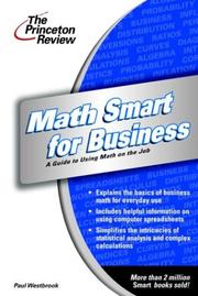 Cover of: Math smart for business: cultivating a six-figure vocabulary