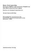 Cover of: Soziale Basis und soziale Funktion des Nationalsozialismus: Studien zur Bonapartismustheorie