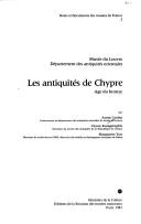 Cover of: Les antiquités de Chypre: âge du bronze