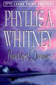 Cover of: Amethyst dreams by Phyllis A. Whitney