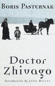 Cover of: Doctor Zhivago by Boris Leonidovich Pasternak, Boris Leonidovich Pasternak