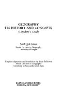 Geografiens innhold og metoder by Holt-Jensen, Arild.