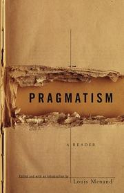 Cover of: Pragmatism by edited and with an introduction by Louis Menand.