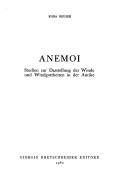 Cover of: Anemoi: Studien zur Darstellung der Winde und Windgottheiten in der Antike