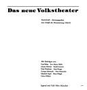 Cover of: Das Neue Volkstheater: Festschrift