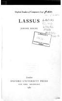 Cover of: Lassus by Jerome Roche