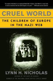 Cover of: Cruel World: The Children of Europe in the Nazi Web