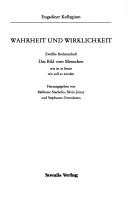 Cover of: Wahrheit und Wirklichkeit