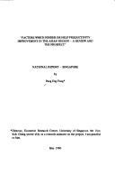 Cover of: Factors which hinder or help productivity improvement in the Asian region--a review and the prospect, national report--Singapore