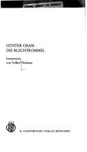 Cover of: Günter Grass, Die Blechtrommel by Volker Neuhaus, Volker Neuhaus