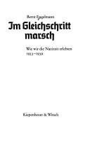 Cover of: Im Gleichschritt marsch by Bernt Engelmann