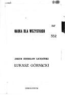 Cover of: Łukasz Górnicki