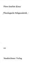 Cover of: Theologische Religionskritik