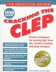 Cover of: Cracking the CLEP by Princeton Review