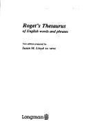 Cover of: Roget's thesaurus of  English words and phrases.