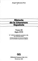 Cover of: Historia de la literatura española by Angel Valbuena Prat