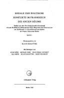 Cover of: Soziale und politische Konflikte im Frankreich des Ancien Régime