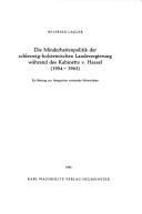 Die Minderheitenpolitik der schleswig-holsteinischen Landesregierung während des Kabinetts v. Hassel (1954-1963) by Wilfried Lagler