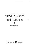 Cover of: Genealogy for librarians