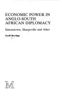 Cover of: Economic power in Anglo-South African diplomacy by Geoff Berridge