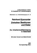 Cover of: Zwischen Beethoven und Eisler: zur Arbeitermusikbewegung in Österreich