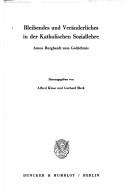 Cover of: Bleibendes und Veränderliches in der katholischen Soziallehre: Anton Burghardt zum Gedächtnis
