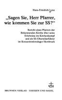 "Sagen Sie, Herr Pfarrer, wie kommen Sie zur SS?" by Hans-Friedrich Lenz