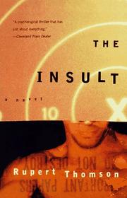 Cover of: The Insult by Rupert Thomson